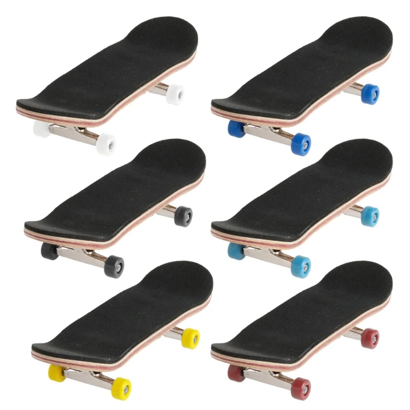 1Set-Wooden-Deck-Fingerboard-Skateboard-Sport-Games-Kids-Gift-Maple-Wood-Set-New-3