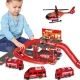 Children-s-track-parking-lot-toys-multi-storey-car-parking-building-fire-police-engineering-dinosaur-car