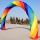 Customizable-20ft-10ft-D-6m-20ft-Inflatable-Rainbow-Arch-Advertising-Brand-New