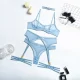 Multi-style-4-piece-Lace-Bra-Set-Bra-Underwire-Garter-Panty-Underwear-Set-Ladies-Sexy-Lingerie